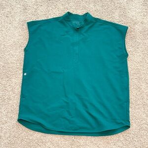 Figs Emerald Green Sleeveless Top